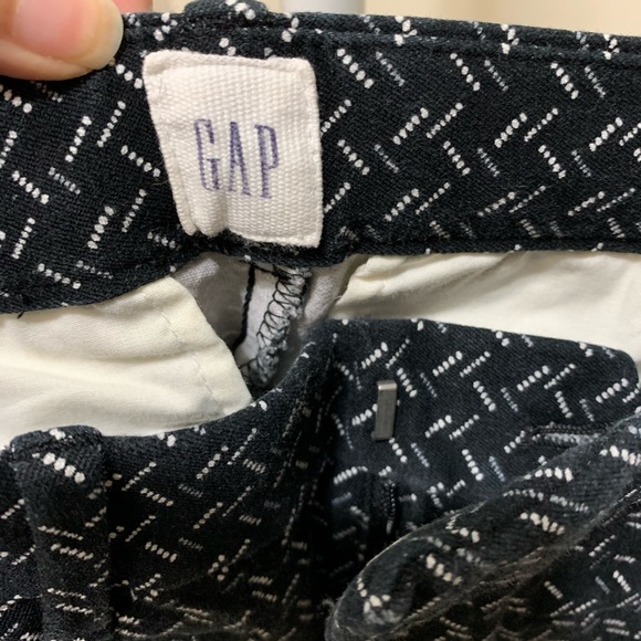 GAP black pattern ankle tight pants - 00Regular - Picture 3 of 6